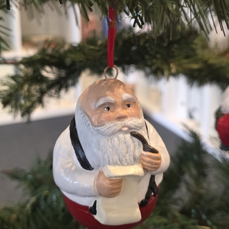 Weihnachtsbaumschmuck aus Keramik - Nikolaus - Weihnachtsmann