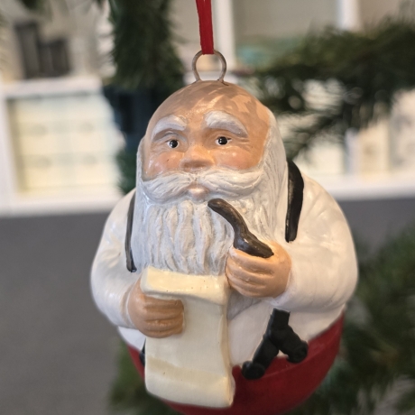 Weihnachtsbaumschmuck aus Keramik - Nikolaus - Weihnachtsmann