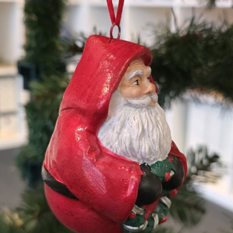 Weihnachtsbaumschmuck aus Keramik - Nikolaus - Weihnachtsmann