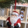 Weihnachtsbaumschmuck aus Keramik - Nikolaus - Weihnachtsmann