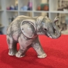 Elefant aus Keramik - Babyelefant - Handarbeit - Afrika