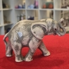 Elefant aus Keramik - Babyelefant - Handarbeit - Afrika
