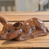 Deko Figur - Rehkitz - Bambi - Reh - Hirschkalb - Keramik -