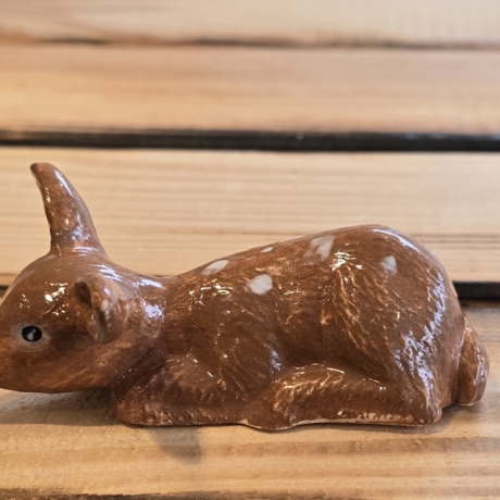 Deko Figur - Rehkitz - Bambi - Reh - Hirschkalb - Keramik -