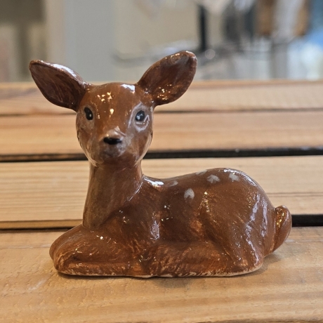 Deko Figur  - Rehkitz - Bambi - Reh - Bambi - Keramik -