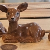 Deko Figur  - Rehkitz - Bambi - Reh - Keramik - Handarbeit