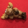 Keramikfiguren - Verrückter Elch - Tierfigur -
