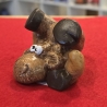Keramikfiguren - Verrückter Elch - Tierfigur -