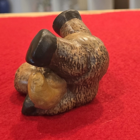 Keramikfiguren - Verrückter Elch - Tierfigur -