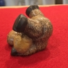Keramikfiguren - Verrückter Elch - Tierfigur -