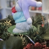 Weihnachtshasen - 2er Set - Keramikfigur -