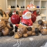 Keramikfiguren - Verrückter Elch - Tierfigur -