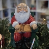 Weihnachtsmann aus Keramik - Schlafender Santa Claus -