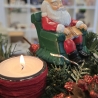 Weihnachtsmann aus Keramik - Schlafender Santa Claus -