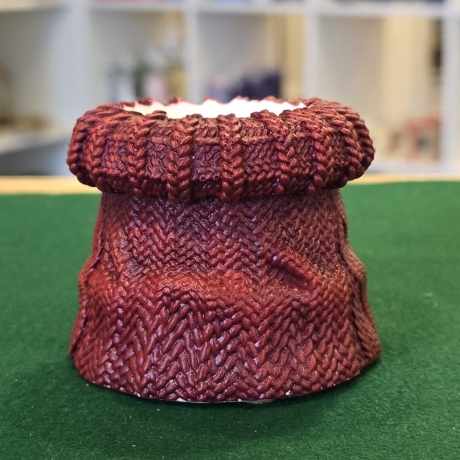 Winter/Weihnachts-Teelichthalter - Strickmuster -