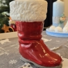 Nikolausstiefel aus Keramik - Vase - Weihnachtsmannstiefel