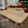 Weihnachtsteller - Nicolaus - Renntiere - Schlitten