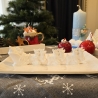 Weihnachtsteller - Nicolaus - Renntiere - Schlitten