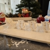 Weihnachtsteller - Nicolaus - Renntiere - Schlitten