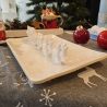 Weihnachtsteller - Nicolaus - Renntiere - Schlitten