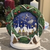 Keramik Weihnachtslicht - Lichterkette - Weihnachtsdekoration -