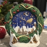 Keramik Weihnachtslicht - Für Lichterkette - Weihnachtsdekoration