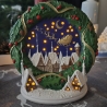 Keramik Weihnachtslicht - Für Lichterkette - Weihnachtsdekoration