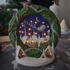 Keramik Weihnachtslicht - Lichterkette - Weihnachtsdekoration -