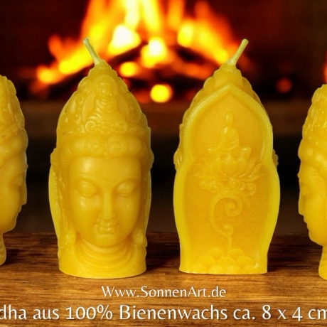 Buddha-Kopf  Bienenwachs  