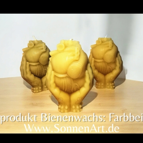 Großes Loslass~u. Dankbarkeits Licht -für Rituale Bienenwachs  