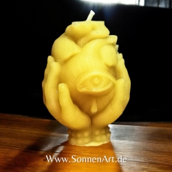 Kleines Loslass~u. Dankbarkeits Licht -für Rituale Bienenwachs  