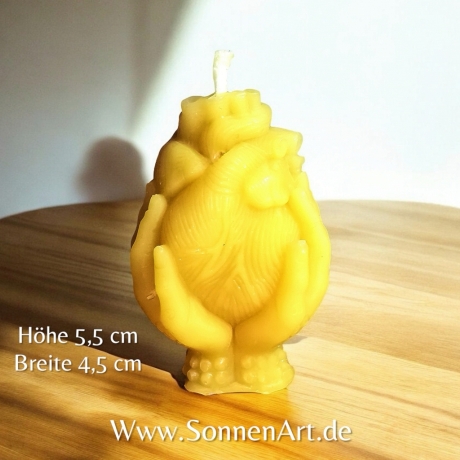Kleines Loslass~u. Dankbarkeits Licht -für Rituale Bienenwachs  