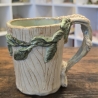 Keramik Becher - Kuh und der coole Esel - Handgeformt -