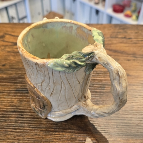 Keramik Becher - Pilze Maus Schnecke Baumhaus - Handgeformt