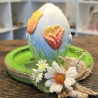 Handbemaltes Osterei mit Tulpenmotiv - Ostern -