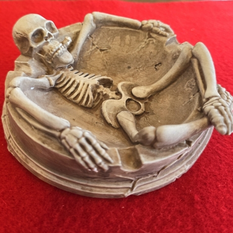 Deko Schale - Skeletton - Fantasy - Totenkopf - Halloween -