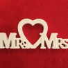 Hochzeit Dekoration - Geschenk - Mr. Mrs. - Buchstaben - Herz -