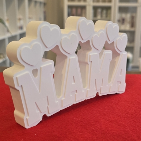 Schriftzug mit Herzen - MAMA - Muttertag - Geschenk -