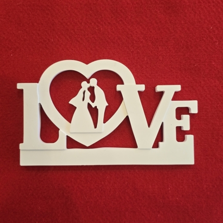 Einschieber für Teelichthalter - LOVE - Brautpaar -Valentinstag -