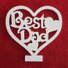 Einschieber für Teelichthalter - BEST DAD - Vatertag -