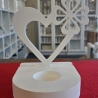 Einschieber für Teelichthalter-HERZ UND KLEEBLATT-Valentinstag -