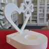 Einschieber für Teelichthalter-HERZ UND KLEEBLATT-Valentinstag -