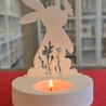 Einschieber für Teelichthalter - Osterhase - Osterdekoration