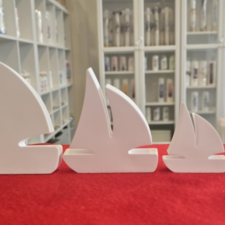 Deko Figuren - Segelschiffe - 4er Set - Maritim -
