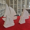 Deko Figuren - Segelschiffe - 4er Set - Maritim -