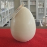 Osterkerze XL - Osterei - Weiss - Rapswachs -