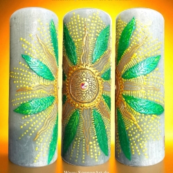 Folge Deiner Wonne, Sonne! Intuition & SelbstWert Kerze