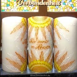 Licht der Verbundenheit.Trauer o Freundschaft Lichtbringer Kerze  Licht der Verbundenheit.Trauer o Freundschaft Lichtbringer Kerze