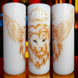Licht der wahren Kraft - Krafttier Löwe. Lichtbringer Kerze Licht der wahren Kraft - Krafttier Löwe. Lichtbringer Kerze