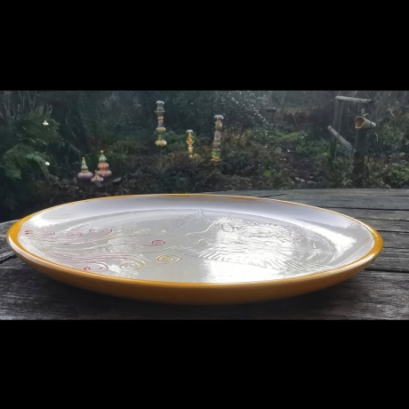 Großer Göttinnen Ess~und Servierteller